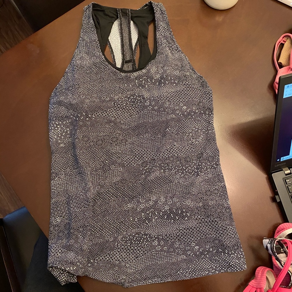 Like brand new lululemon built in bra mesh tank